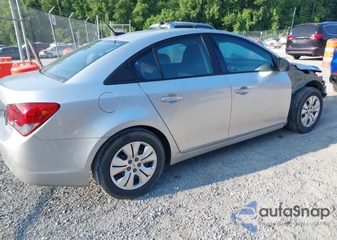 2014 Chevrolet Cruze Ls Manual from USA, damaged, VIN 1G1PB5SG2E7272993